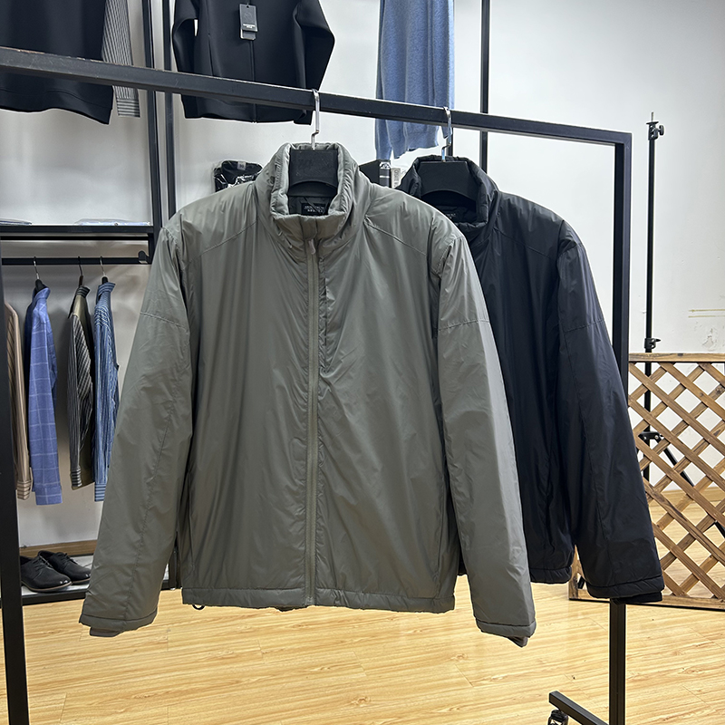 户外休闲轻量化，热反射内里保暖轻奢商务休闲棉服秋冬季修身外套