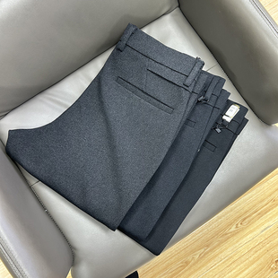百搭休闲裤 修身 厚 秋冬季 含绵羊毛抗静电保暖亲肤商务休闲通勤长裤