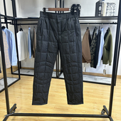 抗风鸭绒长裤 新国标90绒松紧腰分仓充绒保暖御寒外穿羽绒裤 秋冬季