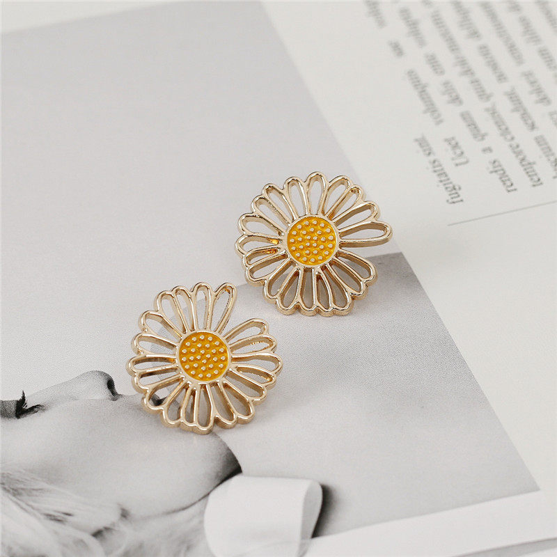 小雏菊领针时尚女西装胸针清新小花朵别针日韩衬衣领针开衫领扣