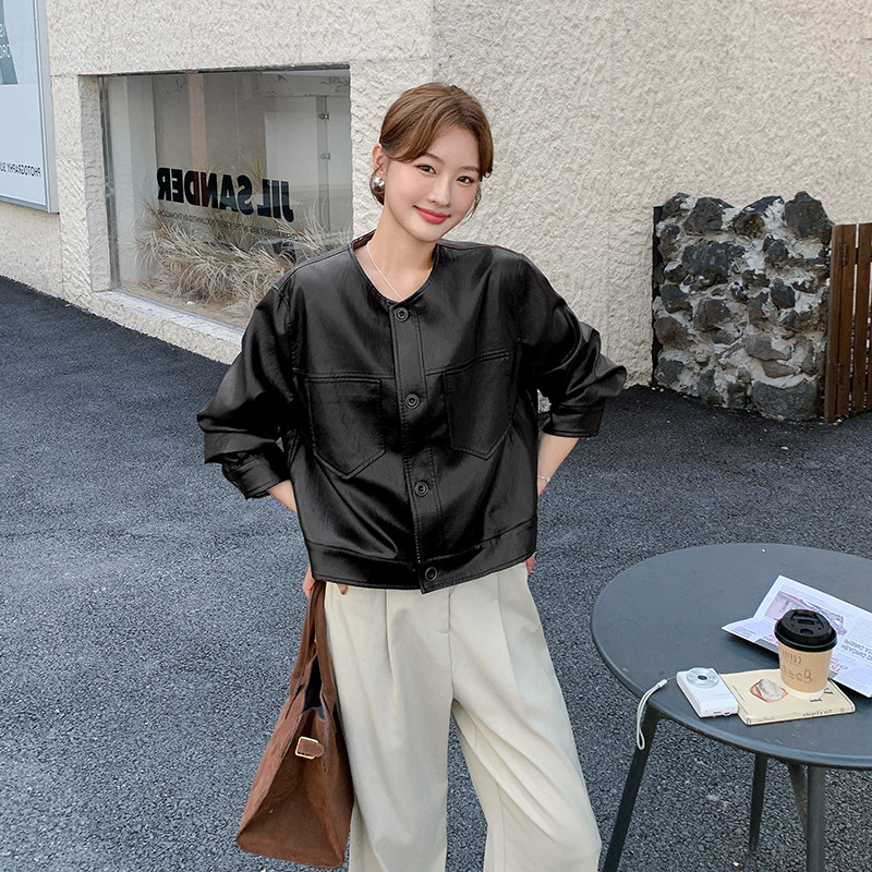 【新品】数据好！2025秋新款皮衣外套2C296-9526-P155-K218,女装皮衣,2C296