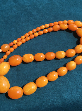 德国天然无优化项链老蜜蜡