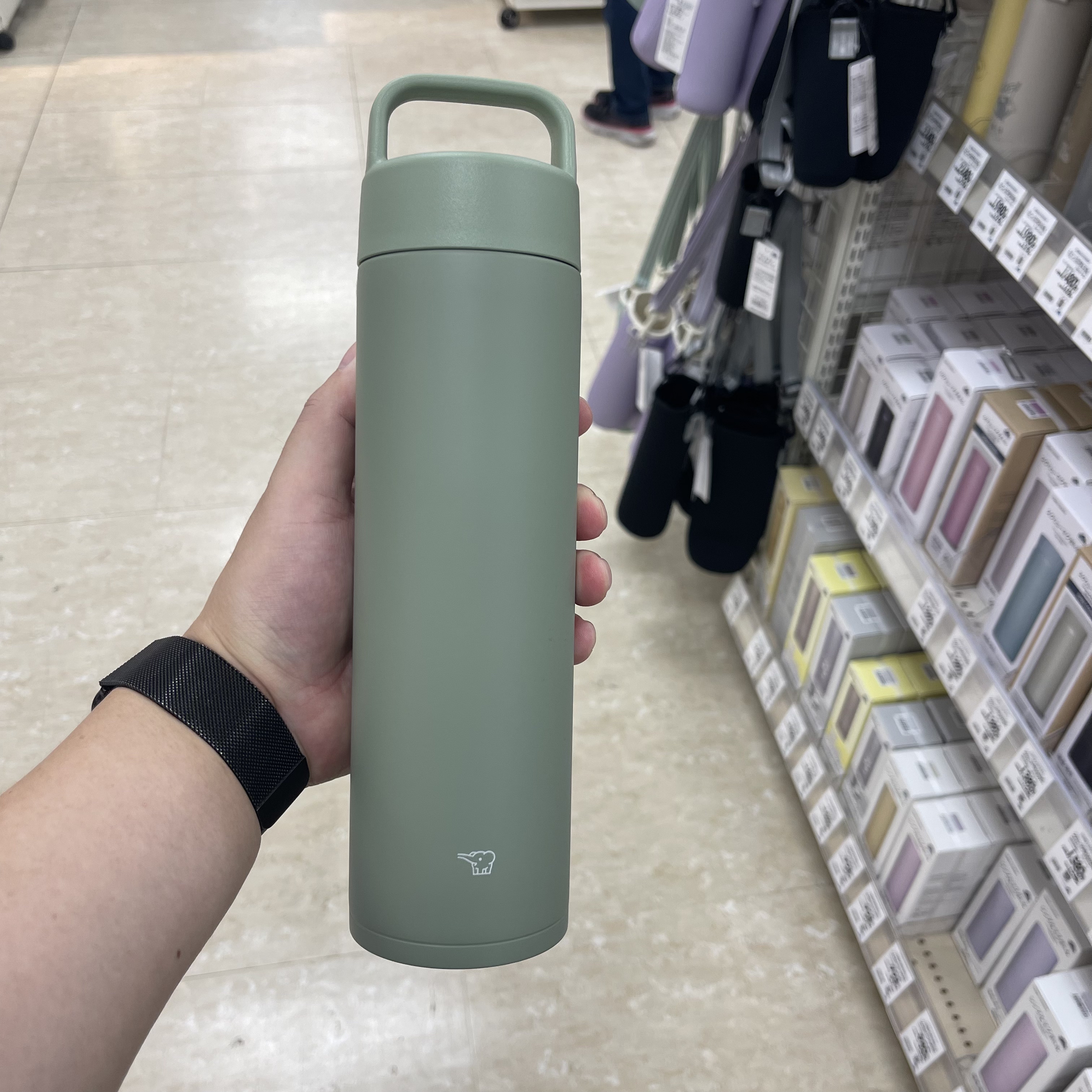 日本原装进口象印无缝可洗碗机清洗保温杯便携式水杯SM-RS50杯子