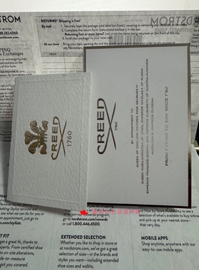 现货包邮 美版 Creed拿破仑之水/Carmina燃情绯红原装试管香水2ml