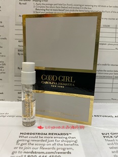 Carolina girl好女孩高跟鞋 试管香水1.5ml Herrera卡罗琳娜Good