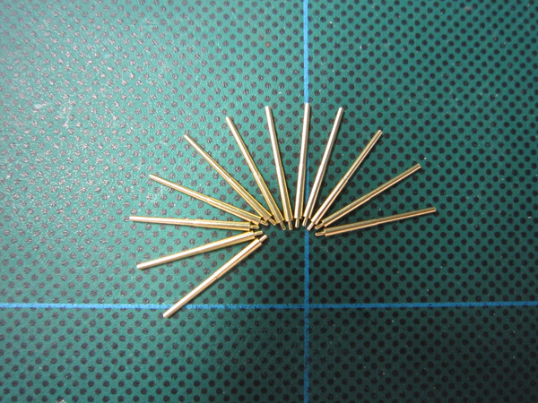 【龙兴模型】L10002 1:350德国海军150mm舰炮炮管 （12只）