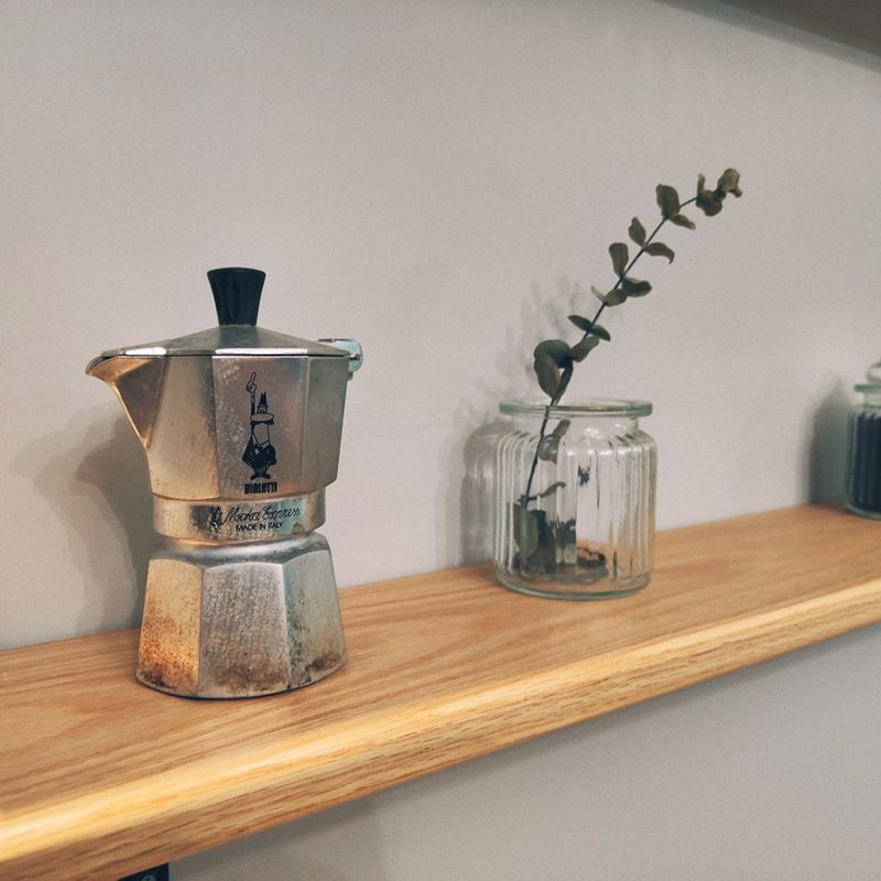 北欧红橡木免打孔置物架隔板