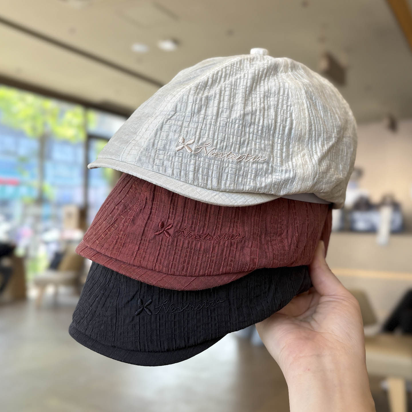 日系复古八角帽男女夏季薄款透气前进帽字母刺绣防晒遮阳帽鸭舌帽