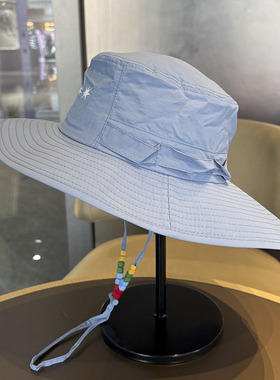 防晒前后大檐渔夫帽男女户外钓鱼徒步防紫外线骑车纯色遮阳盆帽韩