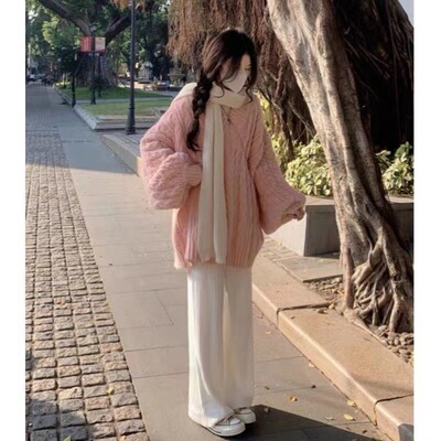 秋冬季日系甜美温柔风穿搭一整套