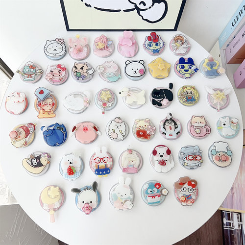 卡通可爱动漫合集转转手机支架