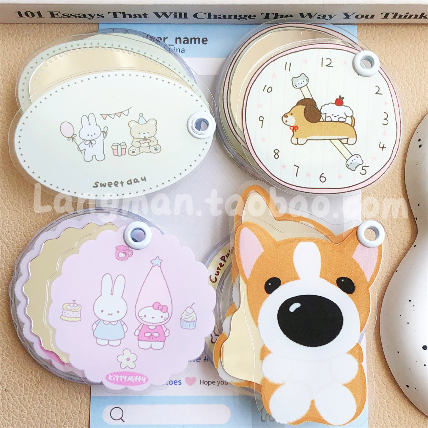 可爱卡通柯基狗狗镜子手机磁吸支架适用magsafe桌面指环扣背贴女,3C数码配件,手机支架/手机座,淘宝优惠券,粉丝福利购,淘宝优惠卷