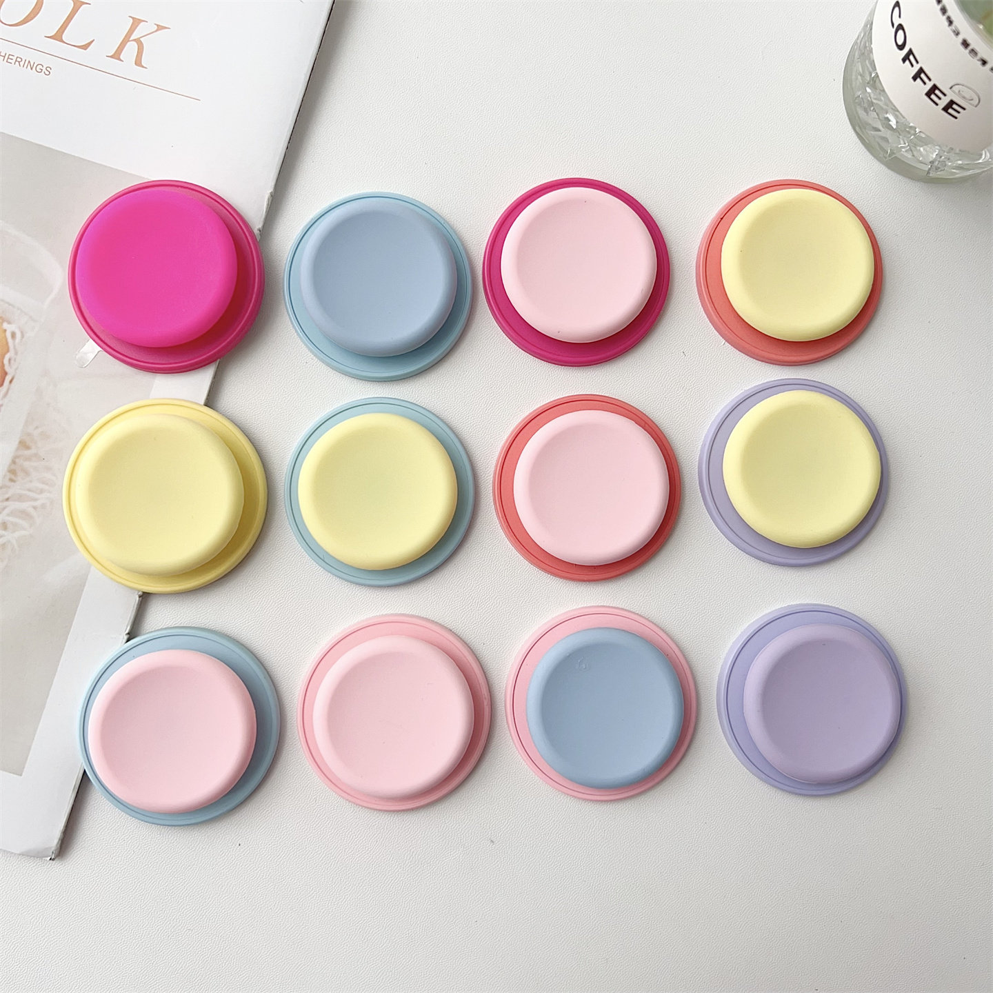 新款日韩ins风多巴胺手机支架