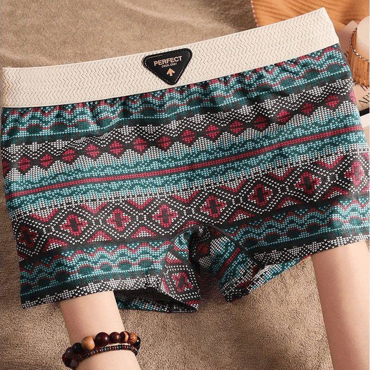 【三条装】风女士复古裤四角2026新款新款潮流民族纯棉透气内裤防,女士内衣/男士内衣/家居服,男平角内裤,淘宝优惠券,粉丝福利购,淘宝优惠卷