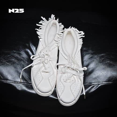 N25薄底低帮软木小白鞋