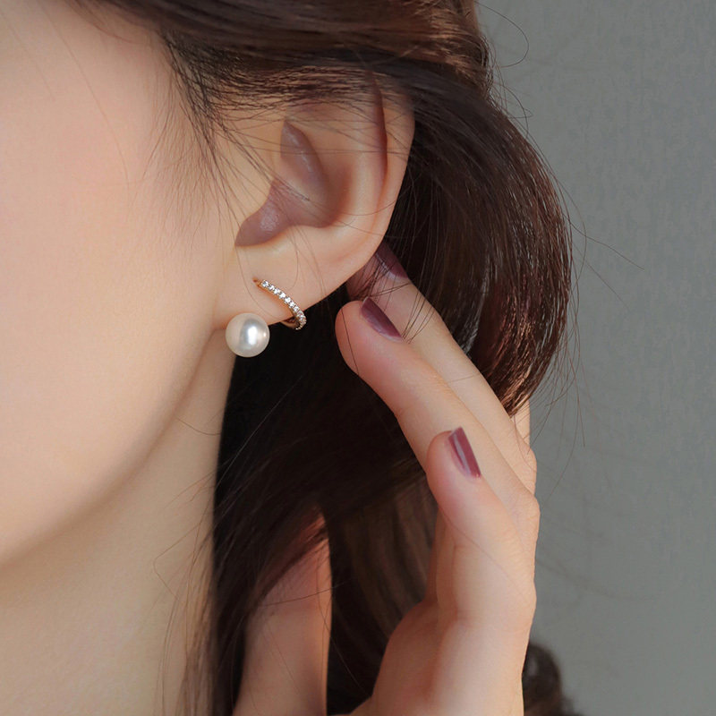迷度S925银针高级感珍珠耳饰耳环小众设计耳钉女气质百搭适合冬天,饰品/流行首饰/时尚饰品新,耳环,淘宝优惠券,粉丝福利购,淘宝优惠卷