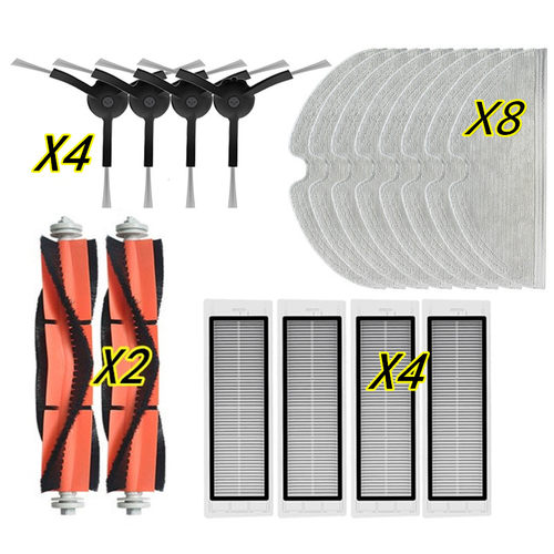 适配小瓦e35扫地机配件滤网抹布