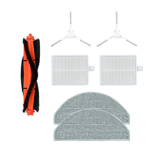 适用小米3C增强版 E10 C103 S20扫地机器人配件主刷边刷滤网抹布