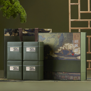 2023年款高档新茶高档包装空礼盒绿茶铁观音特级龙井一斤装