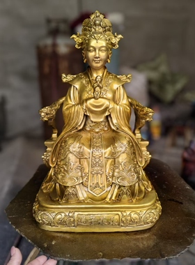 送子娘娘高度50公分左右  纯铜