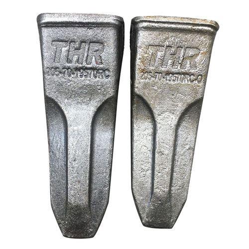 耐磨锻打斗齿19570RC适用小松PC200挖掘机开山齿高品质锰钢