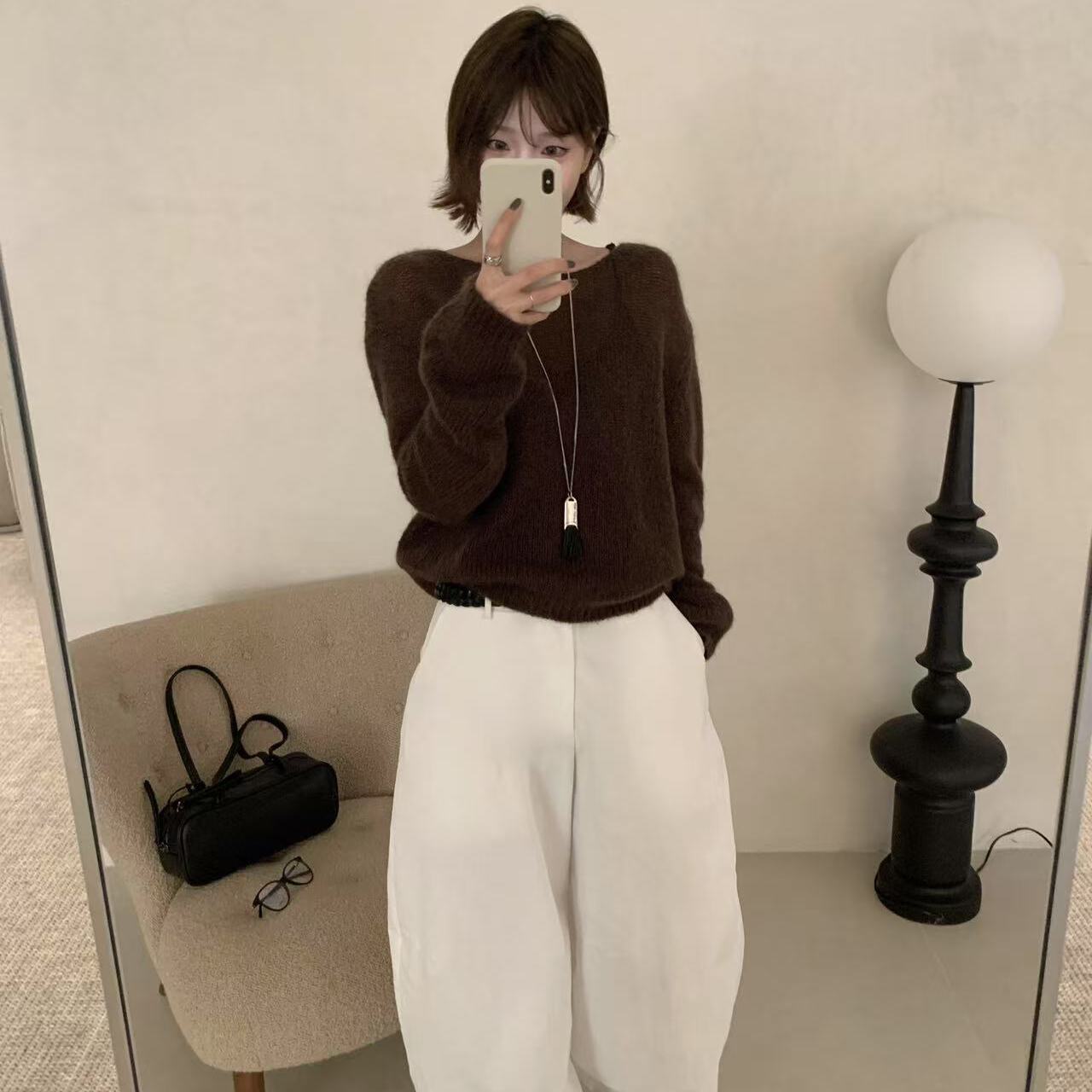 Send-点小随性配色温柔版型藏肉时髦精闭眼入羊绒衫（含95羊毛）1