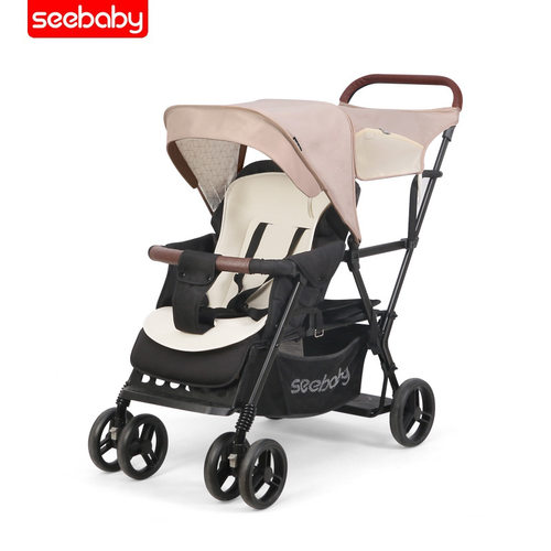 SEEBABY前后座双人推车一大一小BB遛娃神器二胎双胞胎婴儿推车