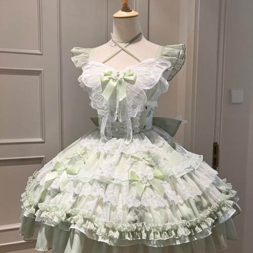 花期之约少女生日短裙Lolita