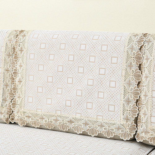 雪尼尔防滑耐磨靠背巾组合沙发垫