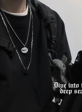 潜入深海对勾叠-国潮运动项链