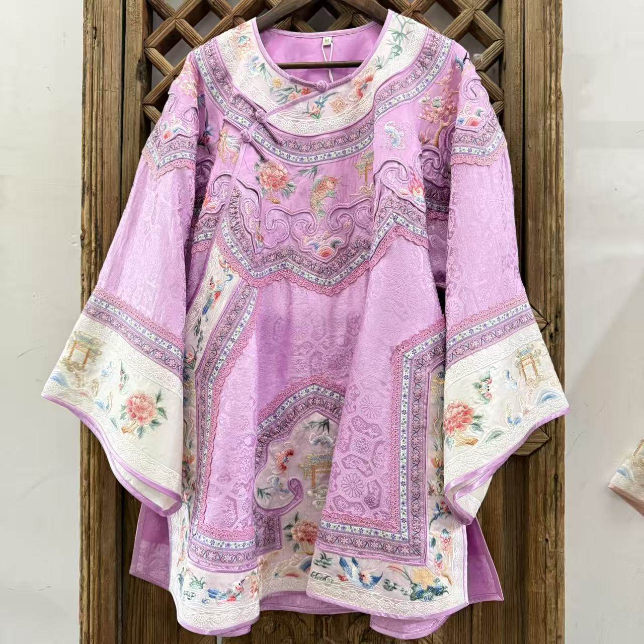 【鱼跃龙门】瑜玥传琦原创新款斜襟重工刺绣汉服女士上衣【6312】