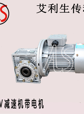 直销NMRV蜗轮蜗杆减速机变速箱 380v 220V  减速器带电机三相立式