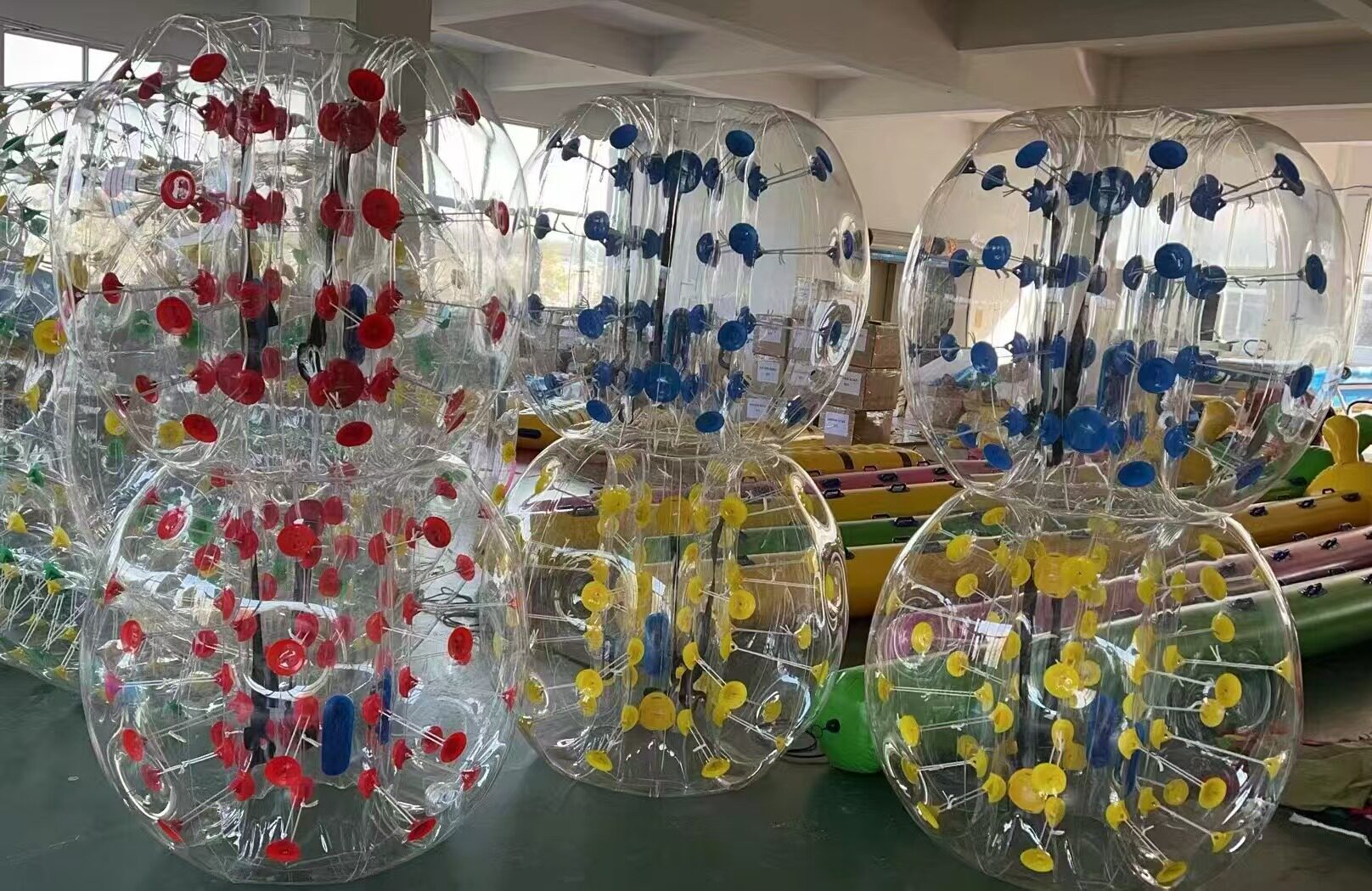 出租充气碰碰球游戏竞速亲子拓展充气用品
