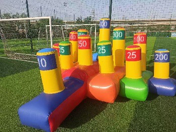 租赁趣味运动会道具出租充气铅笔套环快乐套圈幼儿园投掷游戏玩具