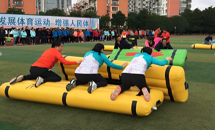 租赁同舟共济 出租气垫气模 出感统训练器材/教学设