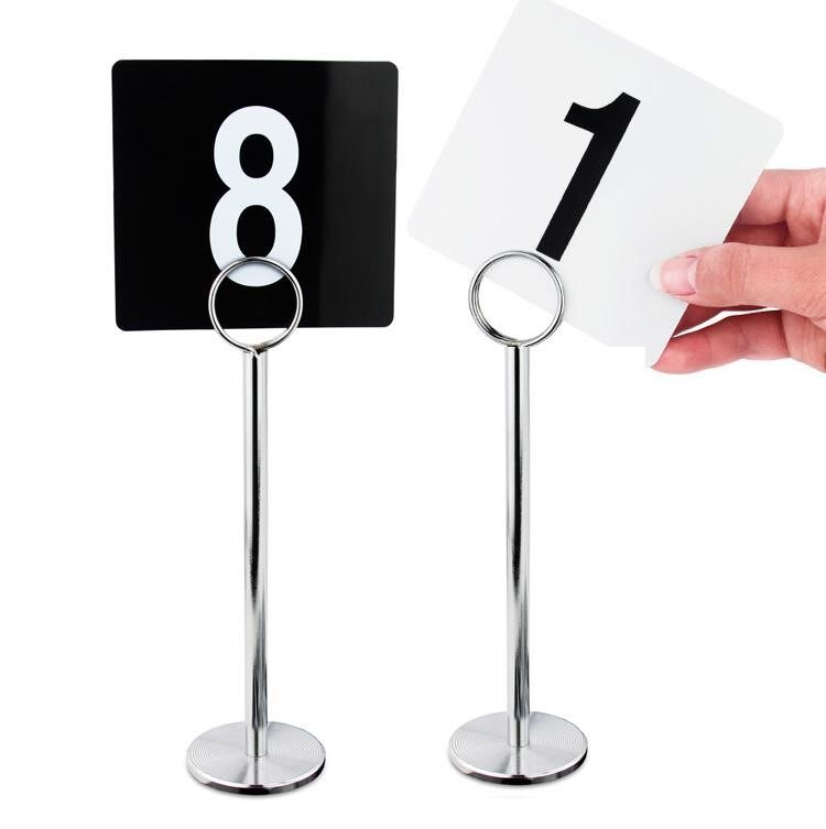 number card Desk sets Number plate Billboard table Table No. Price tag Two-sided Bracket Stainless steel Seatsin the Festive supplies/Gift , Seat card  category - from Buy2taobao.com to provide professional Taobao agent buy service