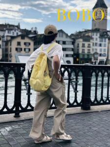 博卜木棉泡芙超轻双肩包大学生书包森系时尚百搭旅游背包男女情侣