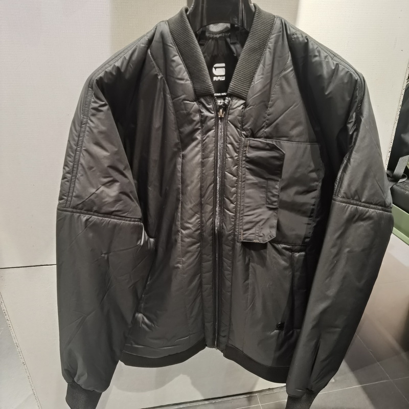 g-star正品男潮流立领棉服棉衣