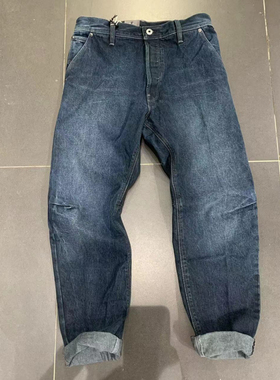 G-STAR专柜正品 男士潮牌3D裁剪有范儿宽松舒适牛仔裤D19928