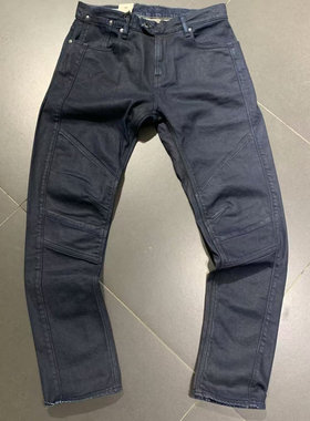 G-STAR专柜正品男蓝做旧潮百搭休闲3D剪裁修身牛水洗牛仔裤25364
