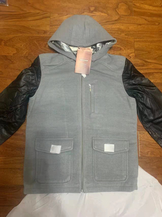 正品Chevignon法国尚飞扬低调质感男士拼接棉服棉衣8215100889148