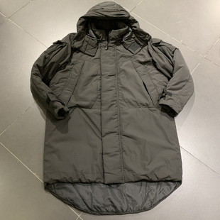 G-STAR专柜正品潮流型男有型质感黑褐色宽松款连帽棉服棉衣D25386