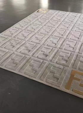 广州手工定制地毯，佛山家居定制地毯，F字地毯 金属F字地毯