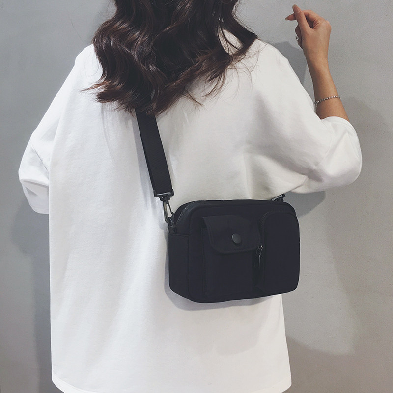 日系ins潮牌帆布小包包女2025新款运动手机包男休闲百搭斜挎小包,箱包皮具/热销女包/男包,时尚帆布包,淘宝优惠券,粉丝福利购,淘宝优惠卷