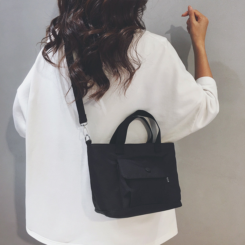 简约帆布小包包女2025秋冬新款上班通勤饭盒手提袋休闲百搭斜挎包,箱包皮具/热销女包/男包,通用款女包,淘宝优惠券,粉丝福利购,淘宝优惠卷