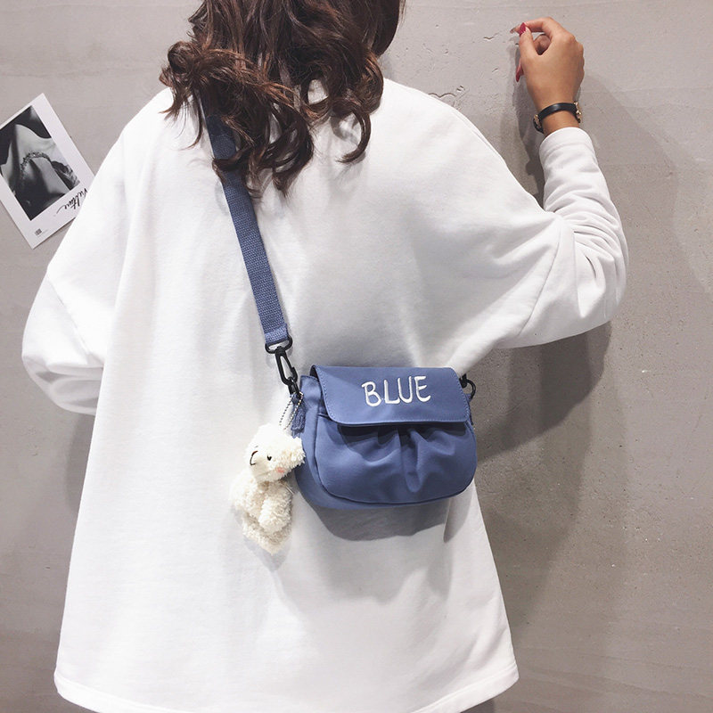 帆布包包女2026新款日系原宿可爱单肩包ins百搭休闲少女斜挎小包