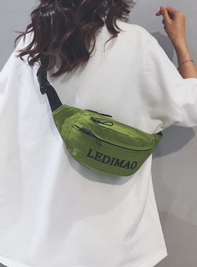 简约时尚胸包女2025新款休闲百搭斜挎包手机腰包男运动旅游单肩包