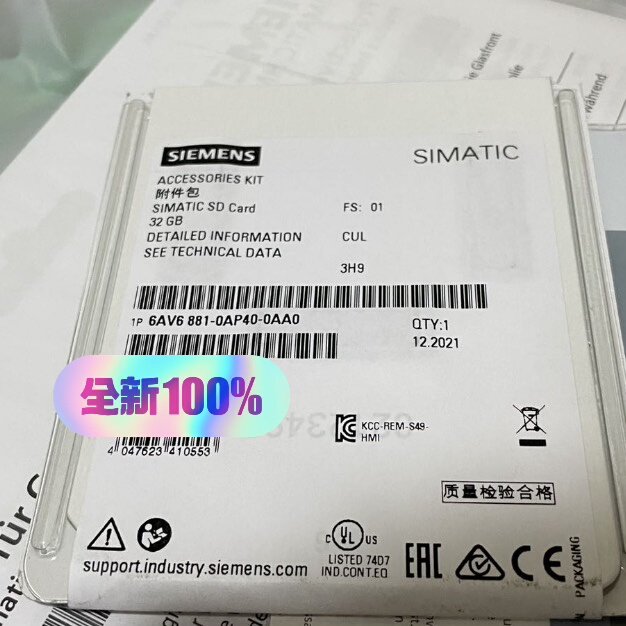 6AV6881-0AP40-0AA0SD户内卡32GB