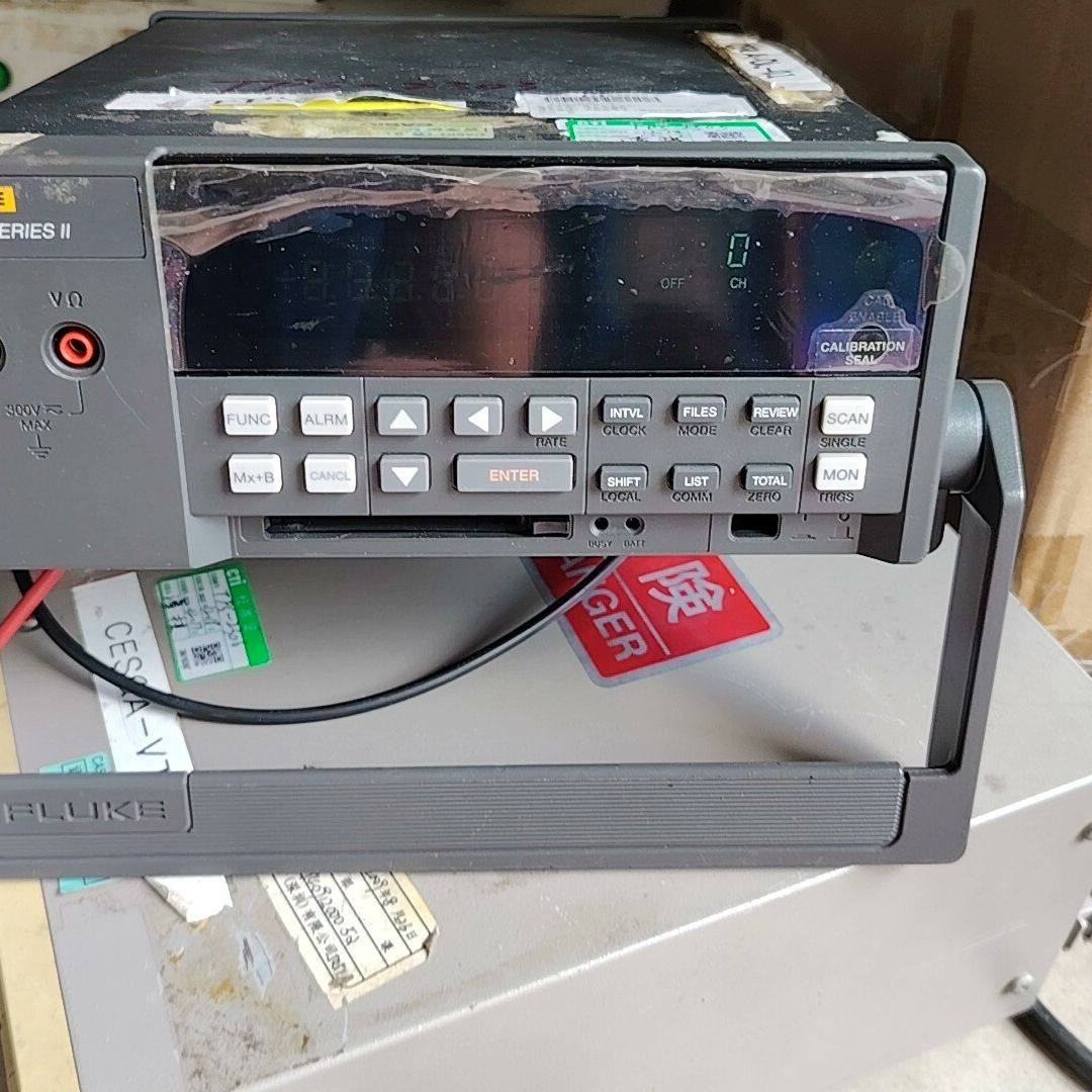 福禄克2635A数据采集器 没有采集卡 开关掉了 开机如图