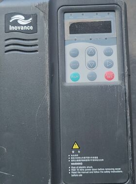 两台汇川变频器MD380T3.7GB 功能包好 实拍 带MF